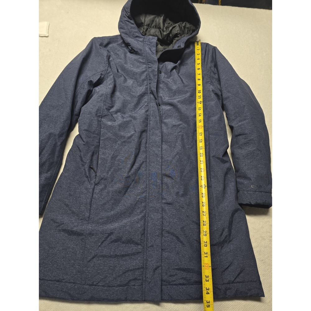 Lolë Piper Insulated Hooded Winter Jacket Women's Size L Blue Waterproof NWT - Picture 3 of 16